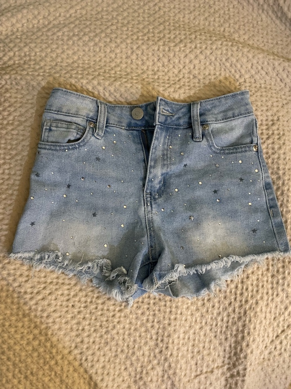 Love Cult - Size 00 - Light Blue Denim Shorts